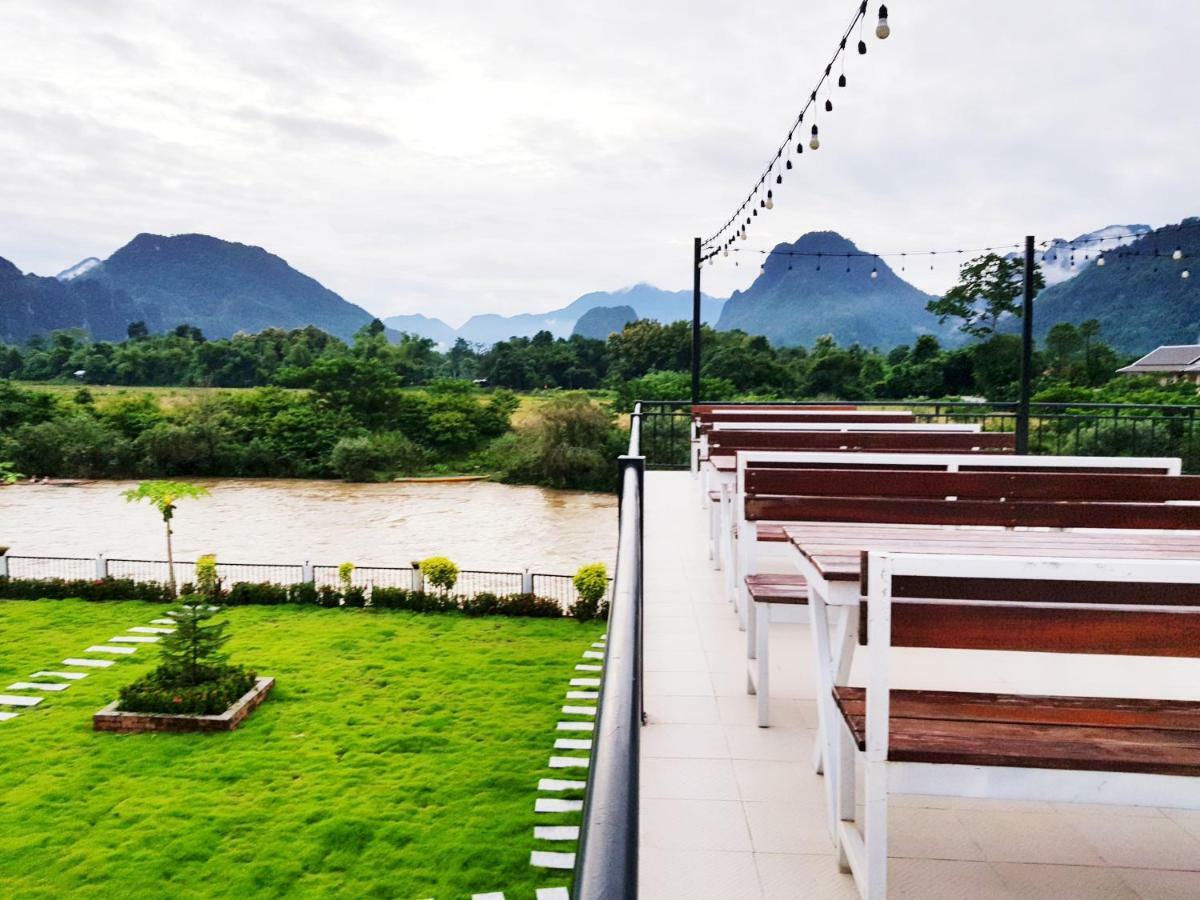 Simon Riverside Hotel Ванг-Виенг Экстерьер фото